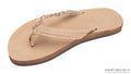 Rainbow Sandals Kids Flirty Braidy- Premier Leather Braided 1/2" Strap- Sierra Brown