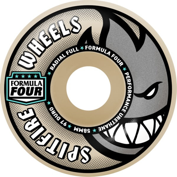 Spitfire Formula Four Radial Full 58MM 97D Wheels
