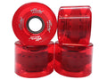 ALVA CRUISER WHEELS - CLEAR RED