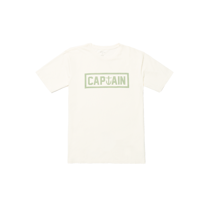Captain Naval S/S Tee Vintage White