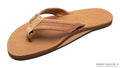 Rainbow Luxury Leather - Single Layer Arch  Support with a 1" Strap-Buckskin