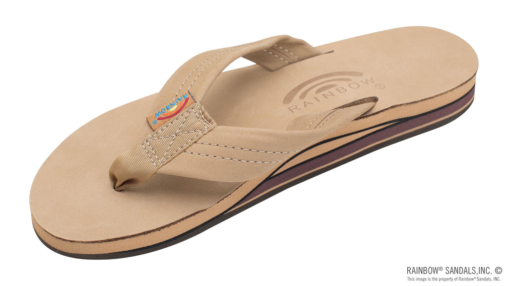 Rainbow Sandals Women's - Double Layer 302alts - 1" Strap - Sierra Brown