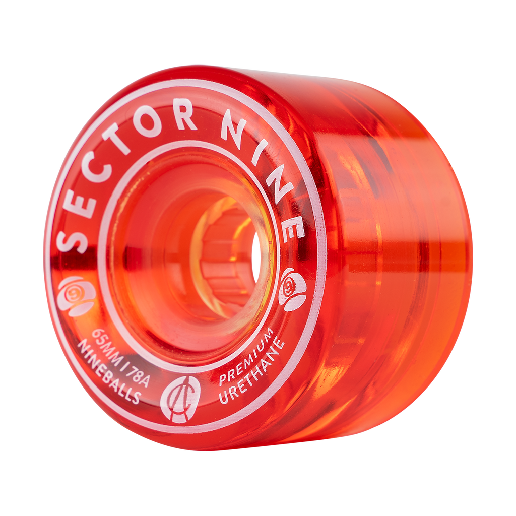 Sector 9 Nineballs Warm Red 78A/65mm Skateboard Wheels