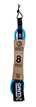 OAM 8' Leash Surfboard Leash Navy