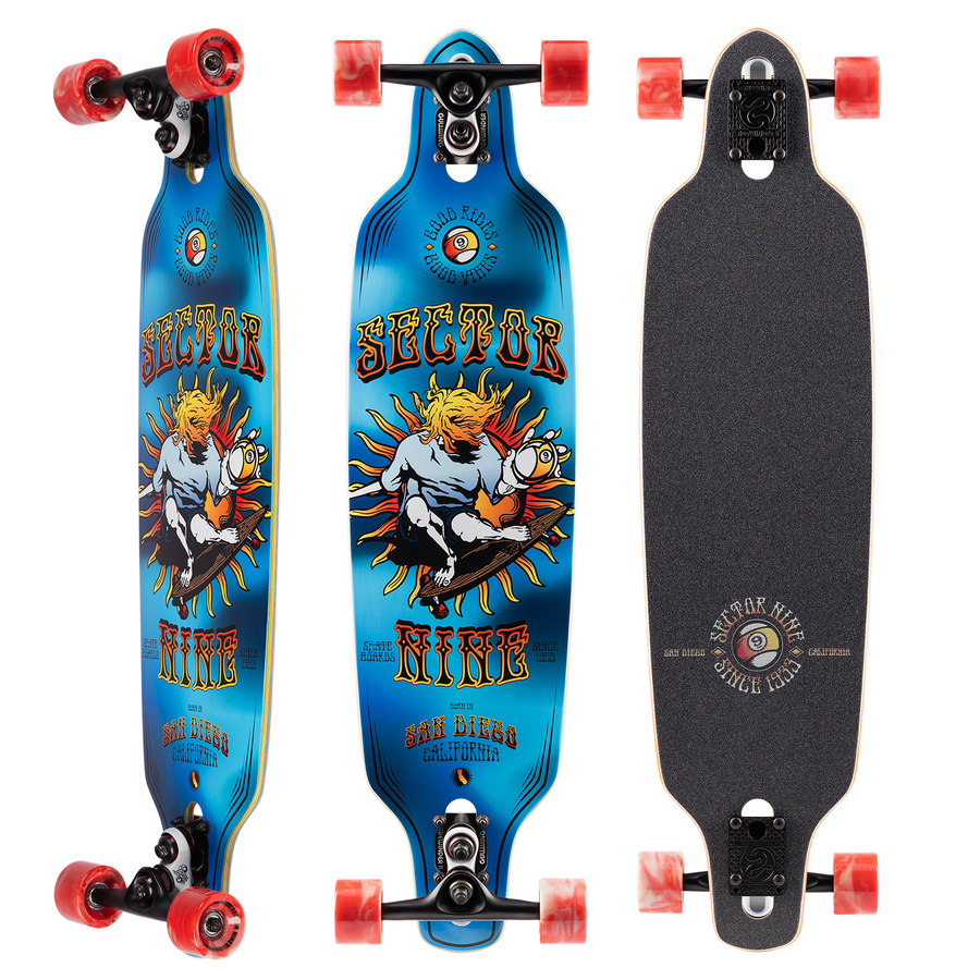 Sector 9 9er Mini Fractal Skateboard Complete