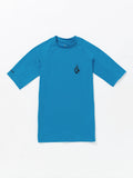Volcom Lido S/S Rash Guard Tidal Blue