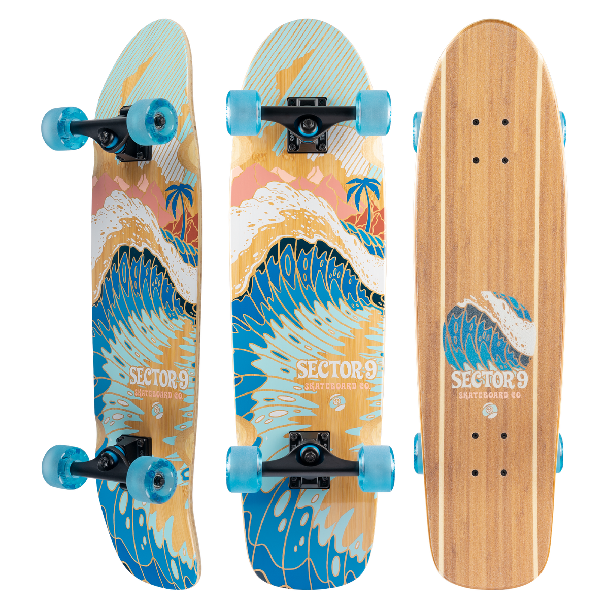 Sector 9 Bamboozler Bora Bora Park Cruiser Complete