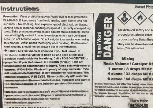 PHIX DOCTOR SURFBOARD Polyester Sanding Resin (1QT/.95L) Sunny Smith LLC