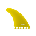 Captain Fin Tyler Warren 2+ 1 Twin + Trailer FG Surfboard Fin - Yellow Future