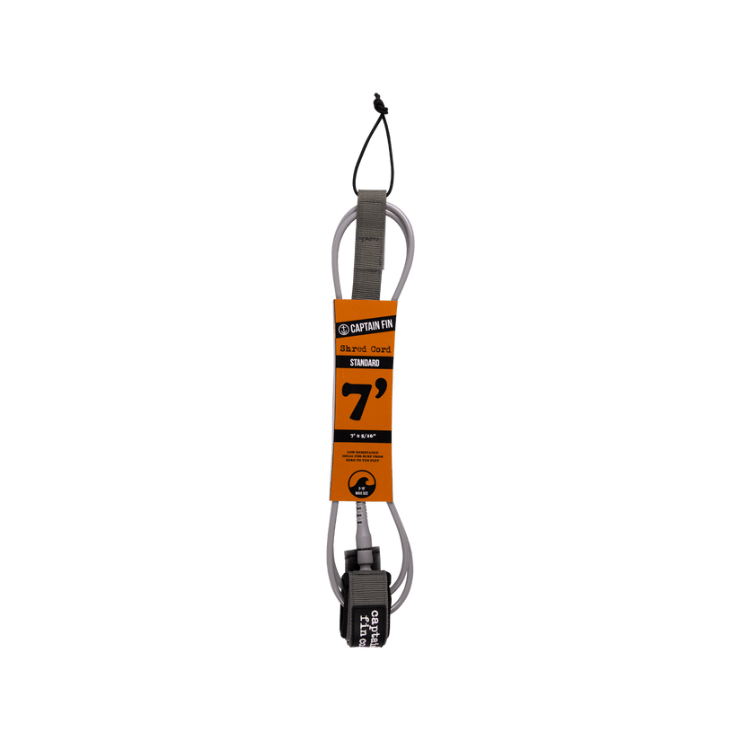 Captain Fin Shred Cord Standard Surfboard Leash 7'-9'