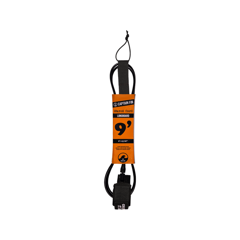 Captain Fin Shred Cord Standard Surfboard Leash 7&#39;-9&#39;