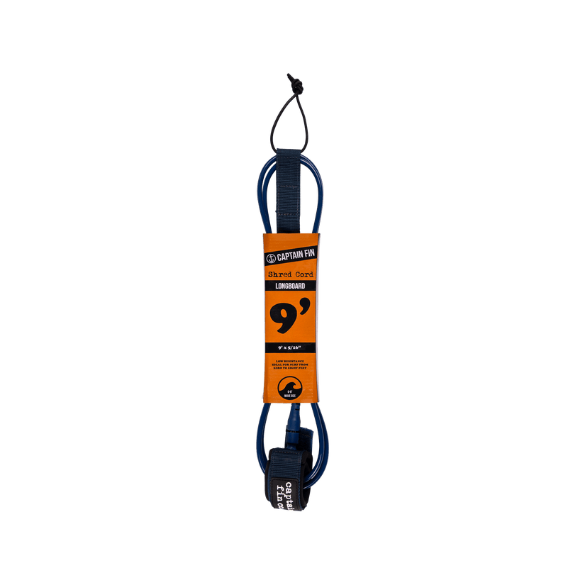 Captain Fin Shred Cord Standard Surfboard Leash 7'-9'