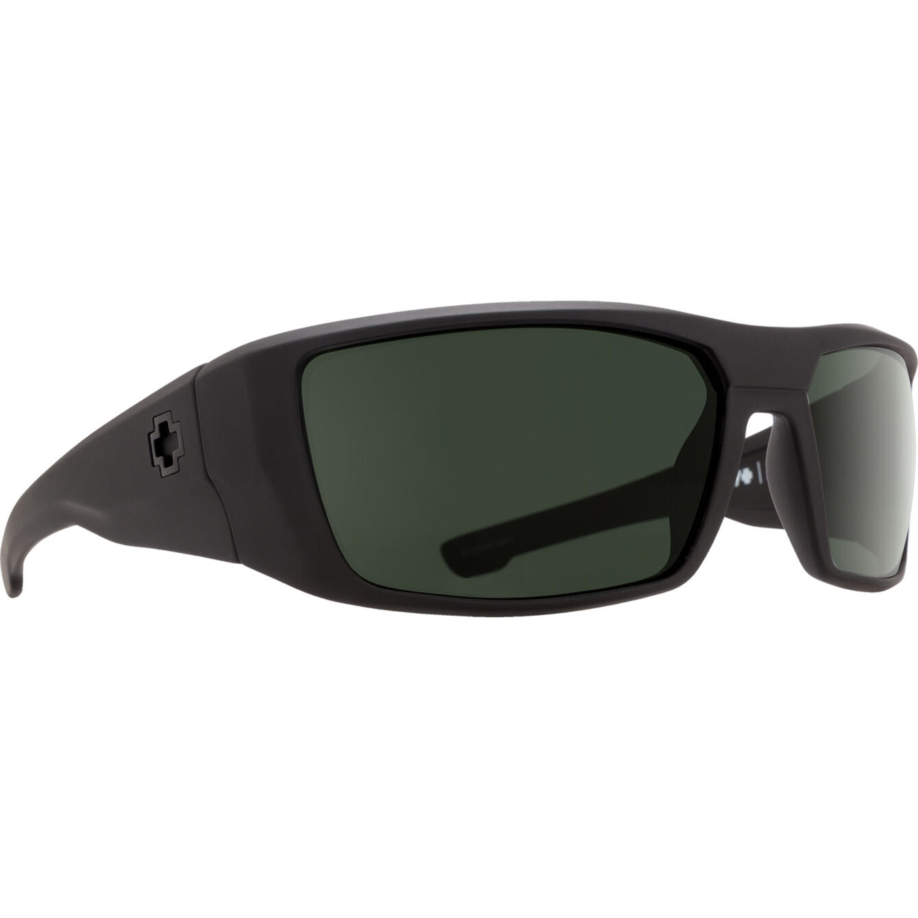 SPY Sunglasses DIRK - Soft Matte Black Happy Gray Green Polar