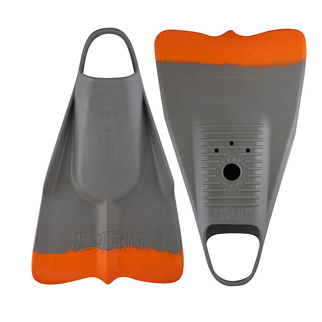 DaFin Pro Classic Grey &amp; Orange Fins
