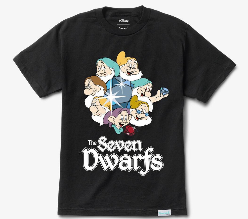 DIAMOND DWARFS TEE (BLACK) Sunny Smith LLC