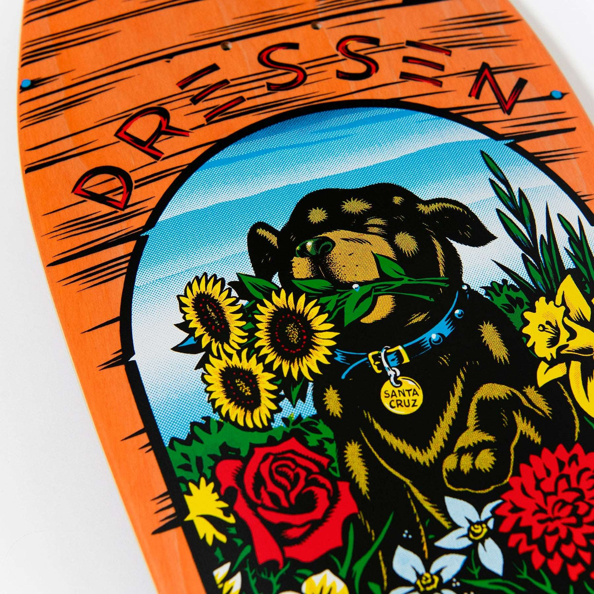 Dressen Pup Reissue Skateboard Deck 9.5in x 29.44in Santa Cruz Sunny Smith LLC