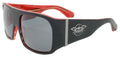 Black Fly Ambassador / Dennis Rodman signature model-Matte Black & Red w/ Smoke lens
