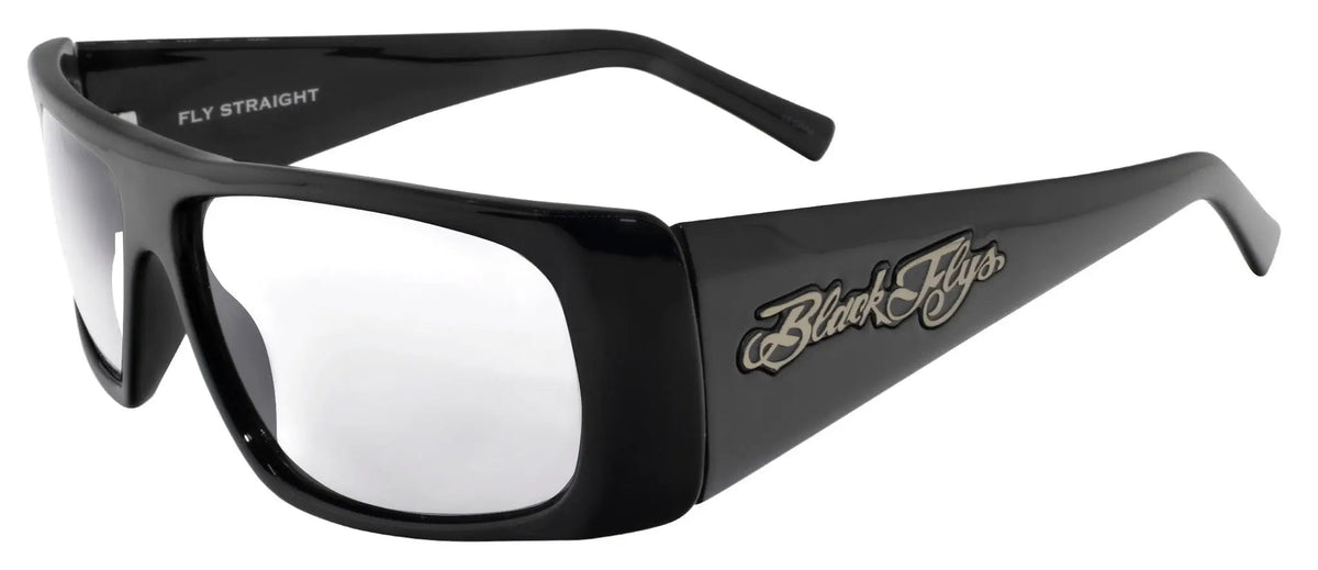 Black Fly Straight Sunglasses