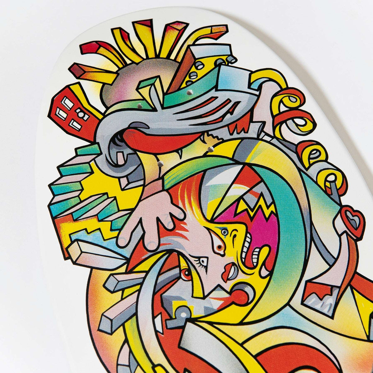 Hosoi Picasso Reissue Skateboard Deck 10.26in x 30.42in Santa Cruz Sunny Smith LLC