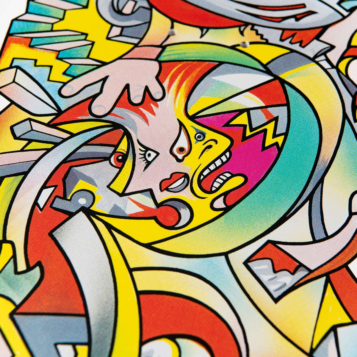 Hosoi Picasso Reissue Skateboard Deck 10.26in x 30.42in Santa Cruz Sunny Smith LLC