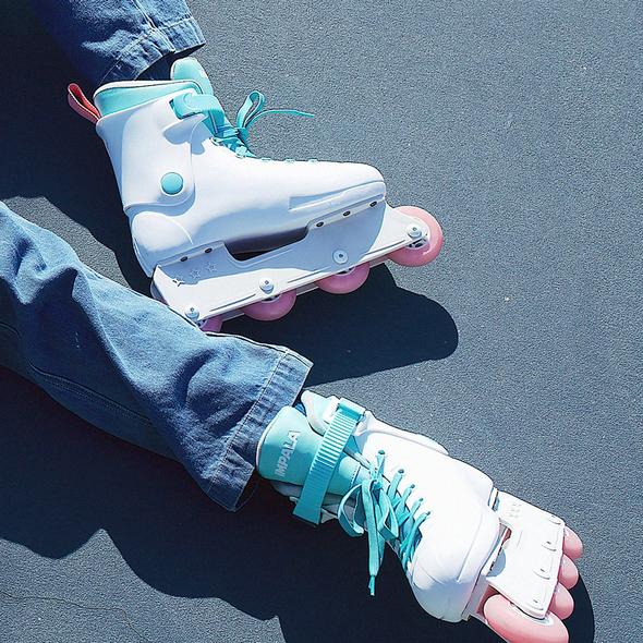 IMPALA LIGHTSPEED INLINE SKATES-White Sunny Smith LLC