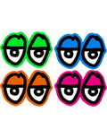 Krooked Eyes Die Cut Stickers Sunny Smith LLC