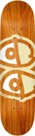Krooked Eyes Skateboard Deck Brown/Cream 8.38 Sunny Smith LLC