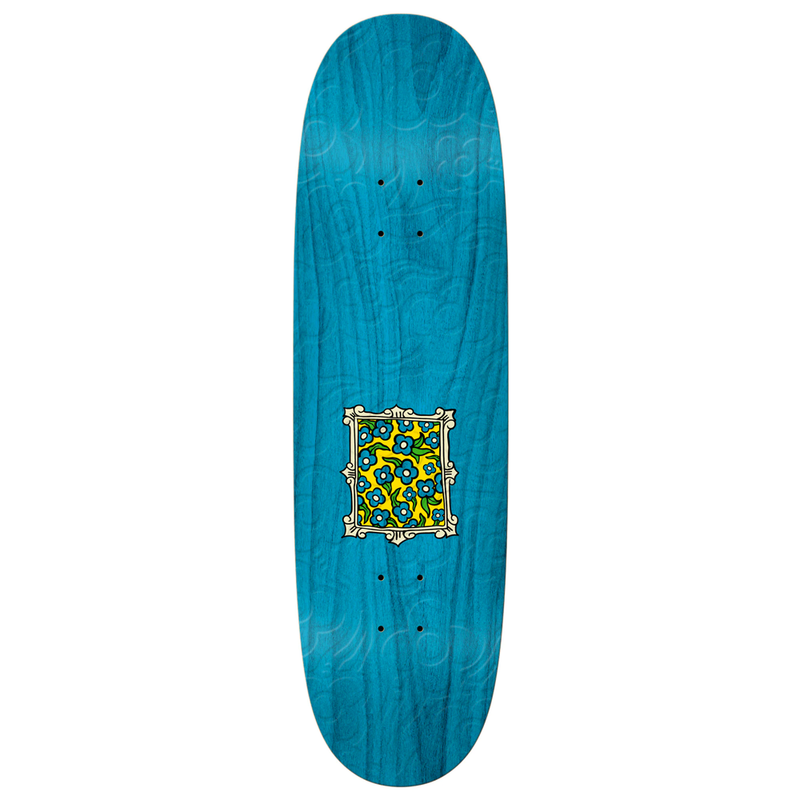 Krooked Flower Frame Emboss Egg Skateboard Deck 8.75" Sunny Smith LLC