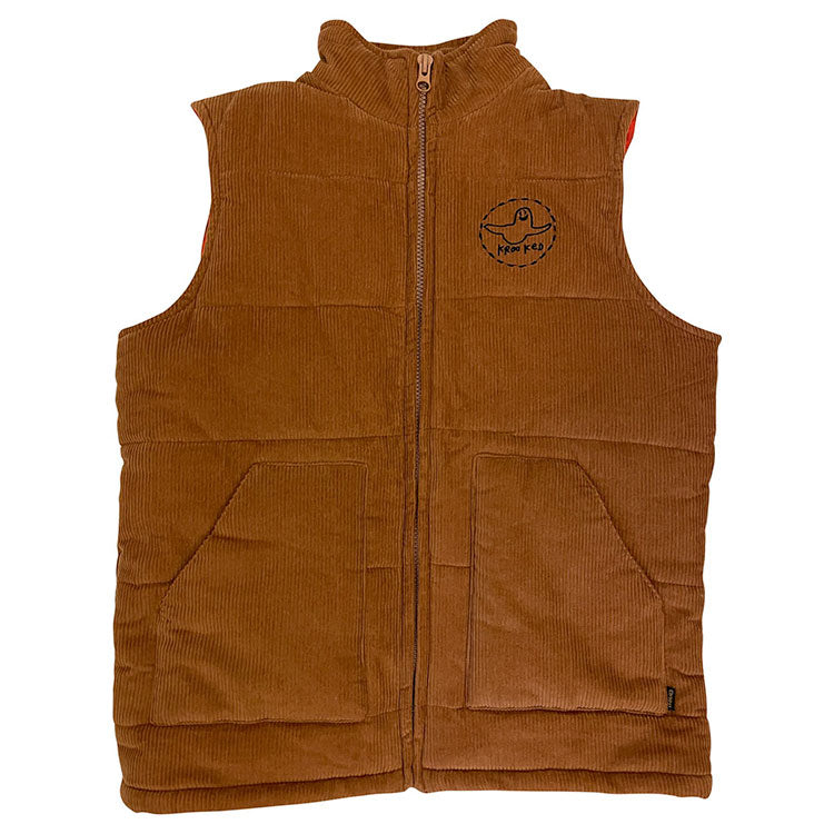 Krooked Trinity Smile Cord Vest Sunny Smith LLC