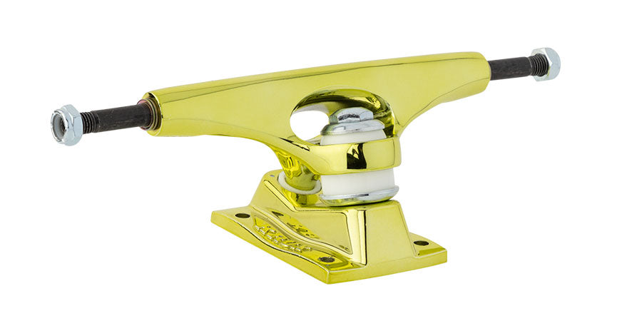 Krux K5 Hollow Krome Green DLK Standard Skateboard Trucks - Pair Sunny Smith LLC