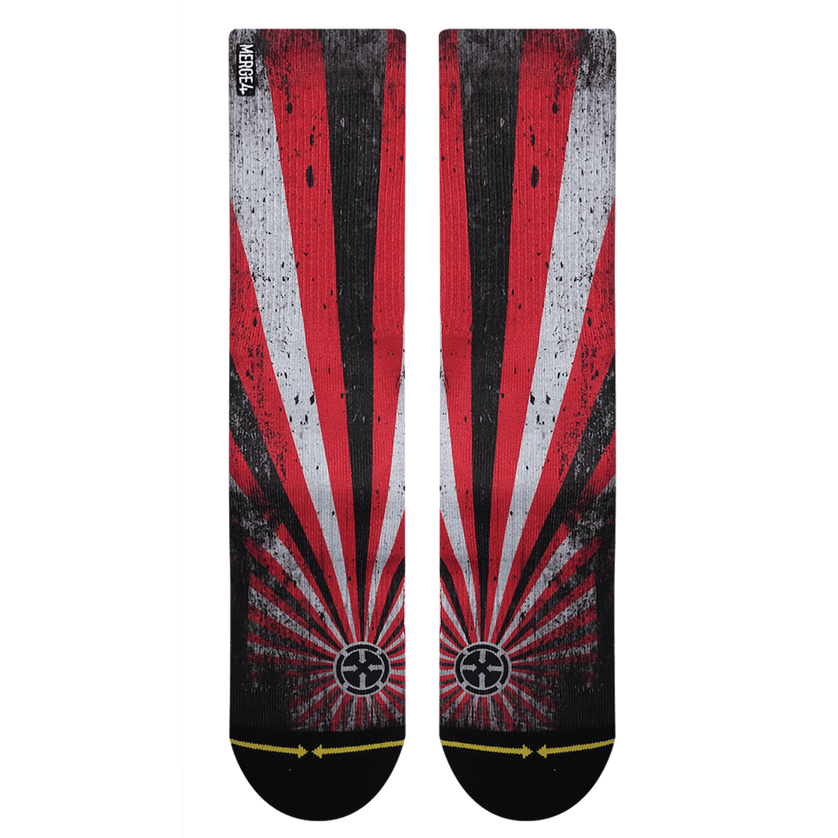 Merge4 Rising Sun Crew Socks Sunny Smith LLC