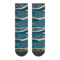Merge4 Tencil/Hemp Wood Grain Crew Socks Sunny Smith LLC