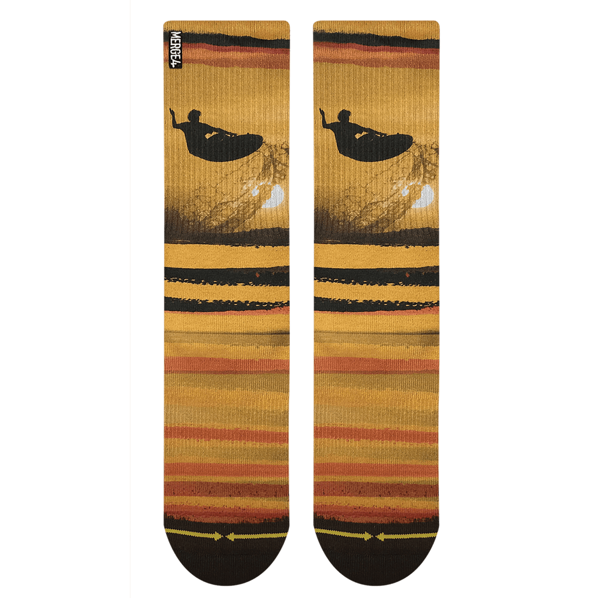 Merge4 x Dave Nelson Early Release Crew Socks Sunny Smith LLC
