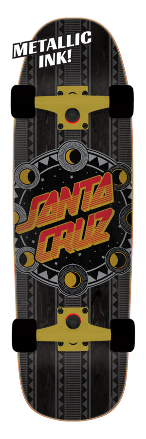 Phase Dot 9.51in x 32.26in Shaped Cruzer Cruiser Skateboard Santa Cruz Sunny Smith LLC