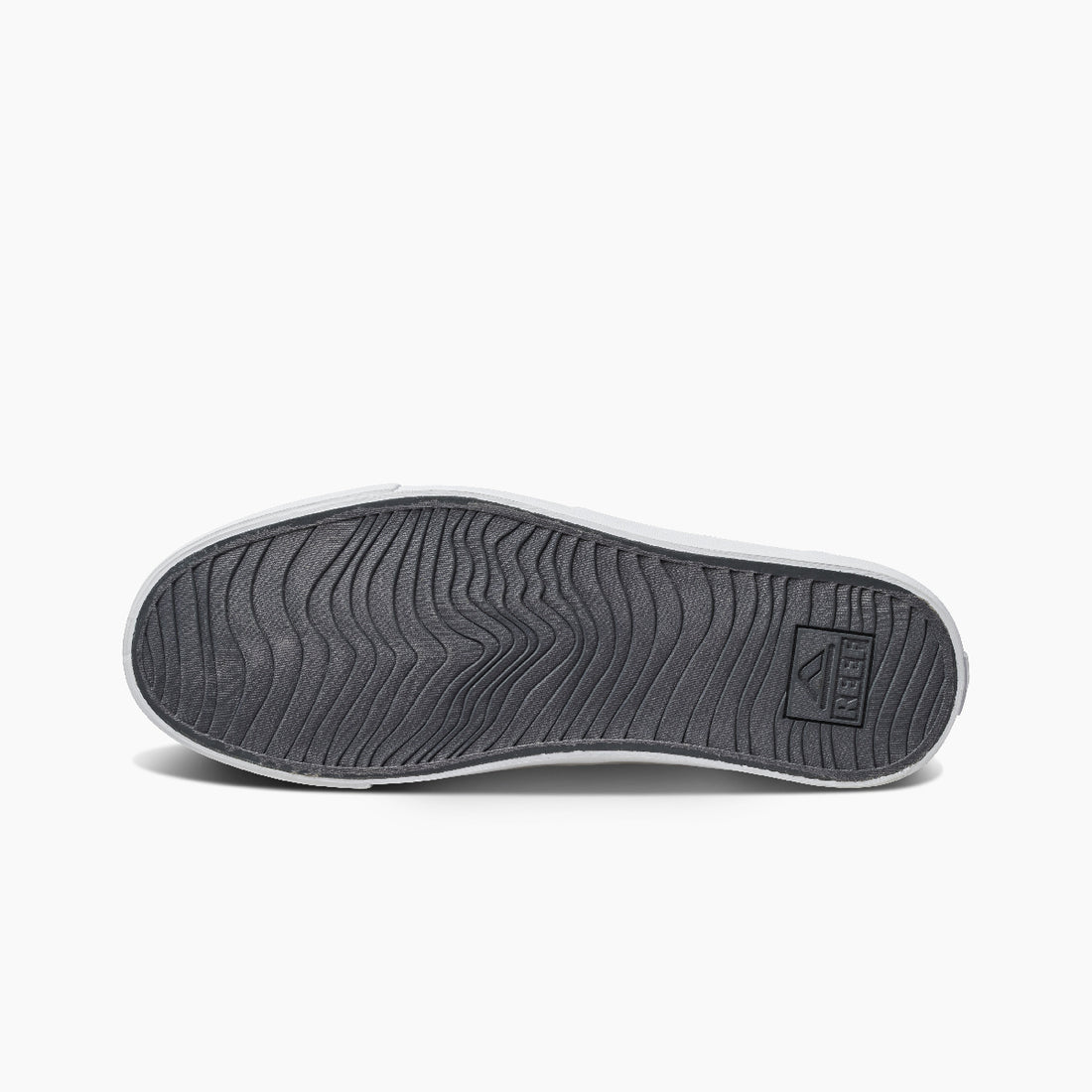 REEF DECKHAND 3 MEN&#39;S CASUAL BOAT SHOE (GREY/WHT) Sunny Smith LLC