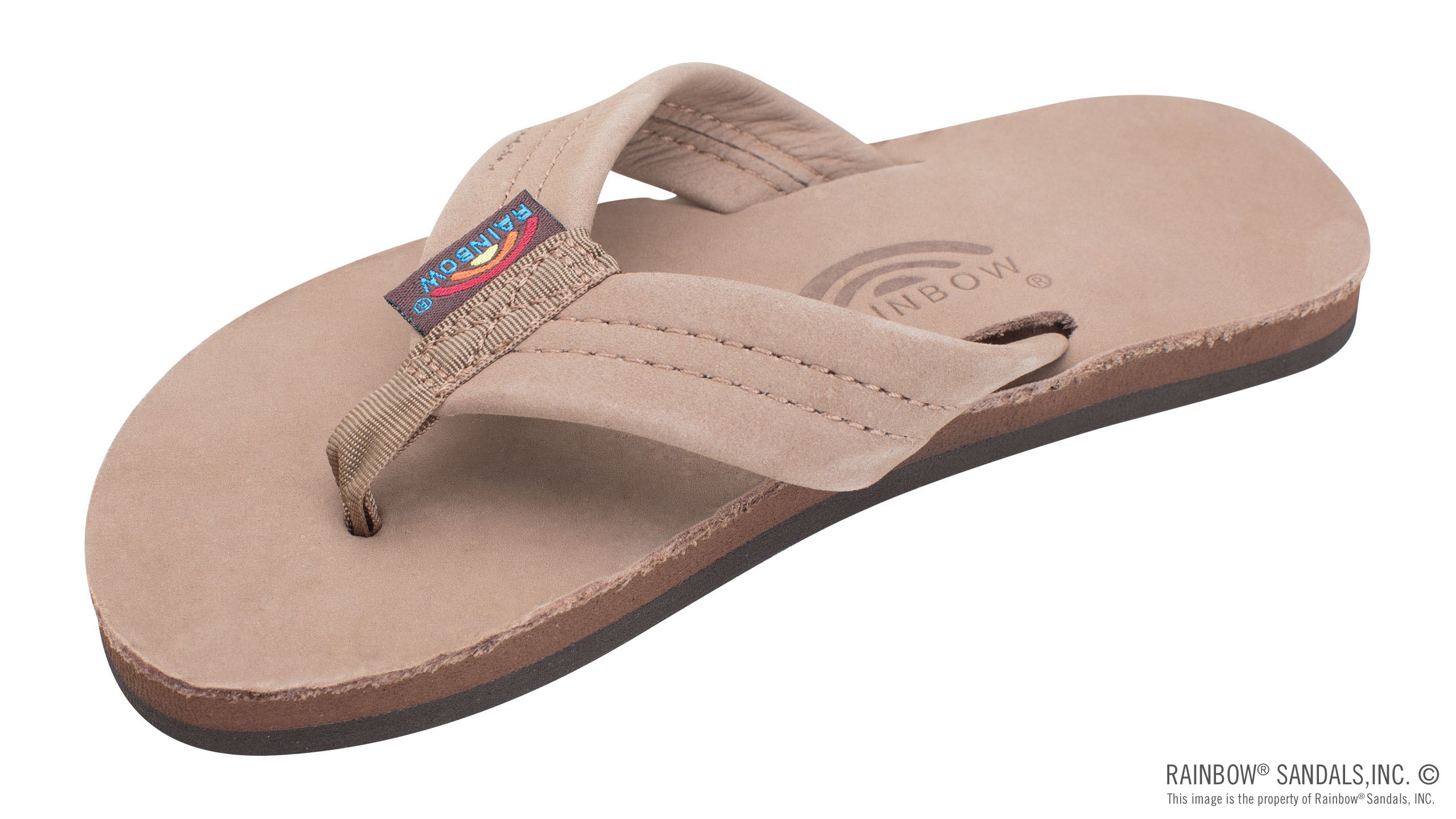 Rainbow Sandals Kids - Premier Leather Single Layer - 1" Strap - Dark Brown Sunny Smith LLC