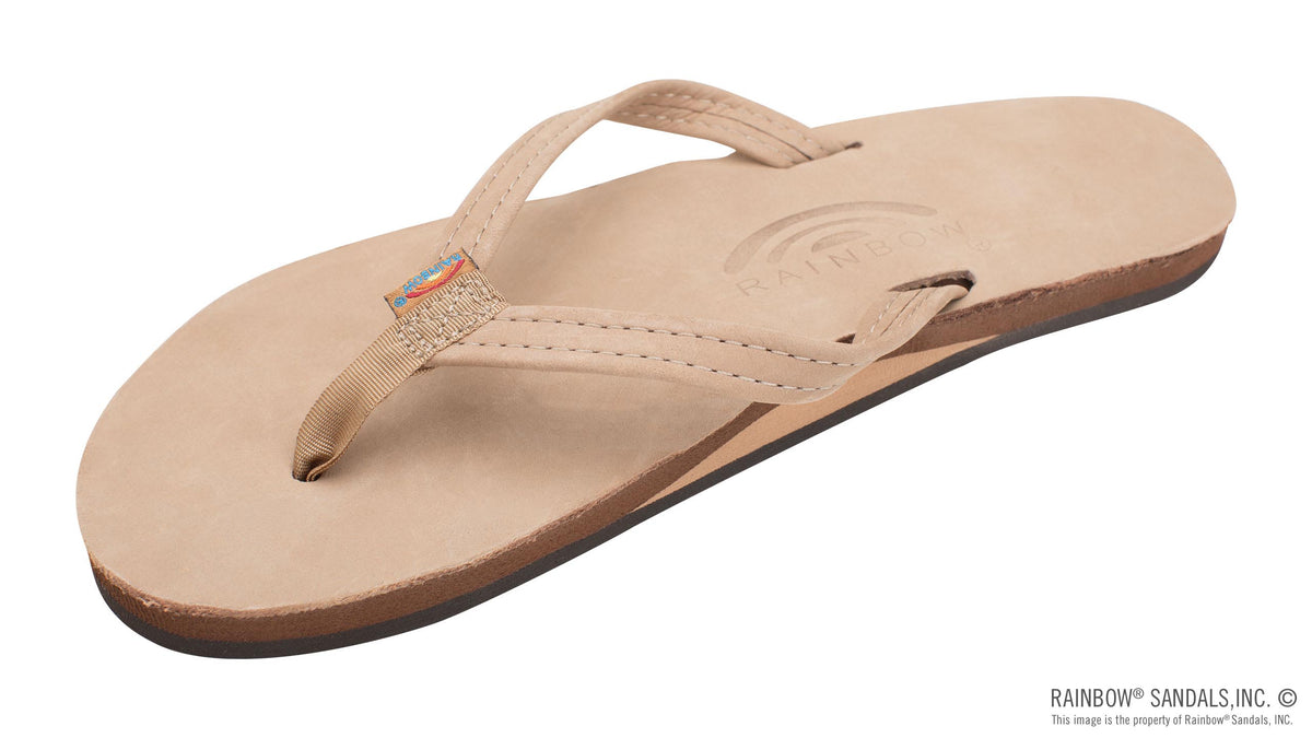 Rainbow Sandals Women&#39;s - Single Layer - 1/2&quot; Strap - Sierra Brown Sunny Smith LLC