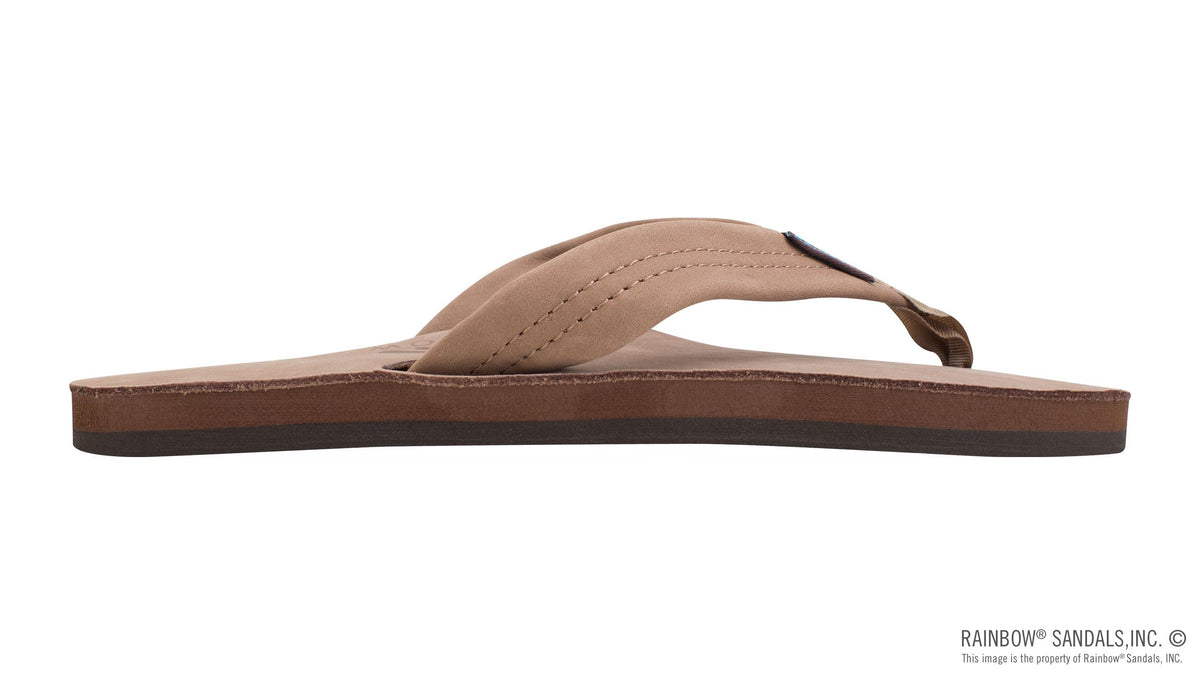 Rainbow Sandals Women&#39;s - Single Layer - 1&quot; Strap - Dark Brown Sunny Smith LLC