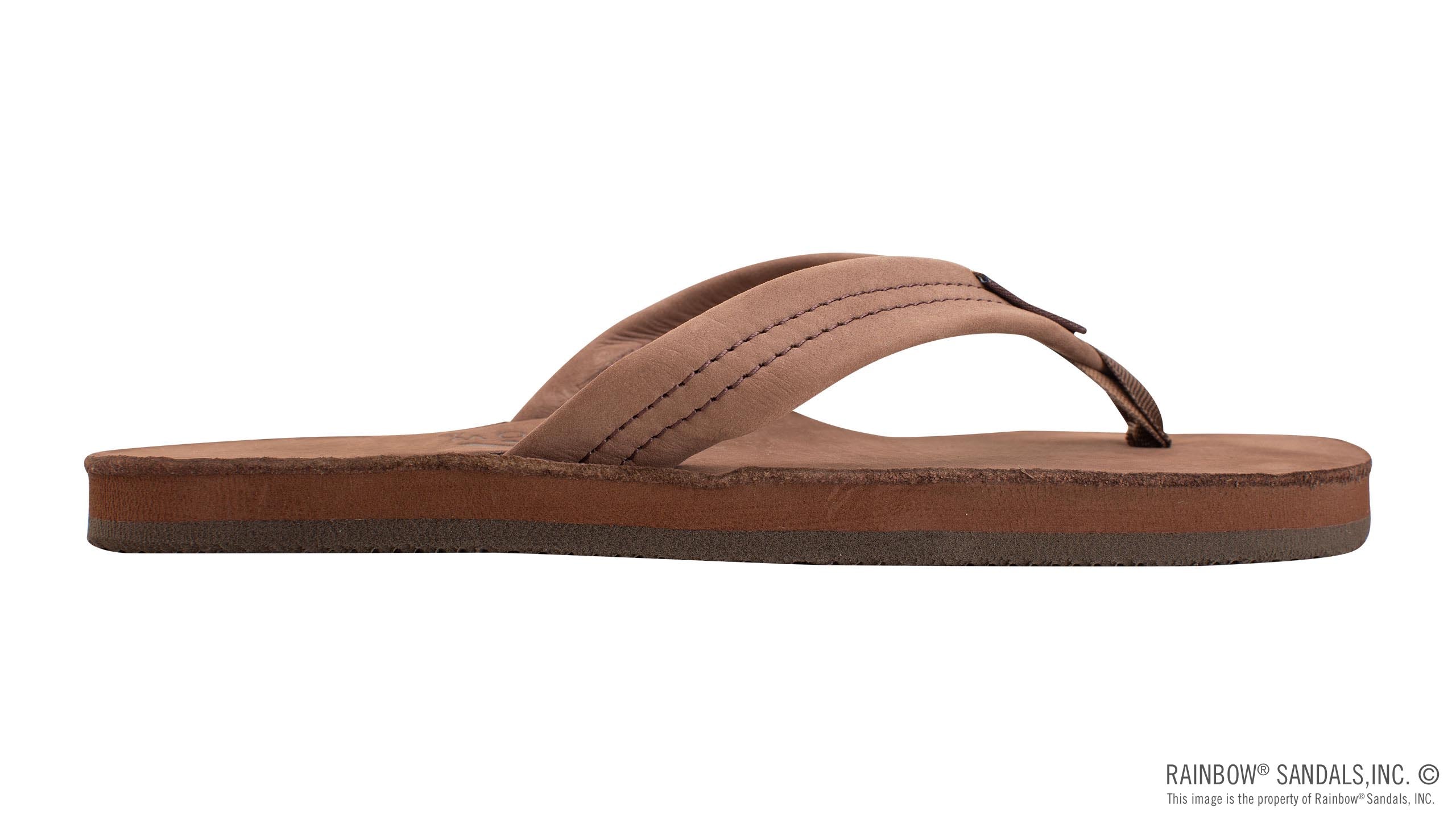 Rainbow Sandals Women's - Single Layer - 1" Strap - Expresso Sunny Smith LLC