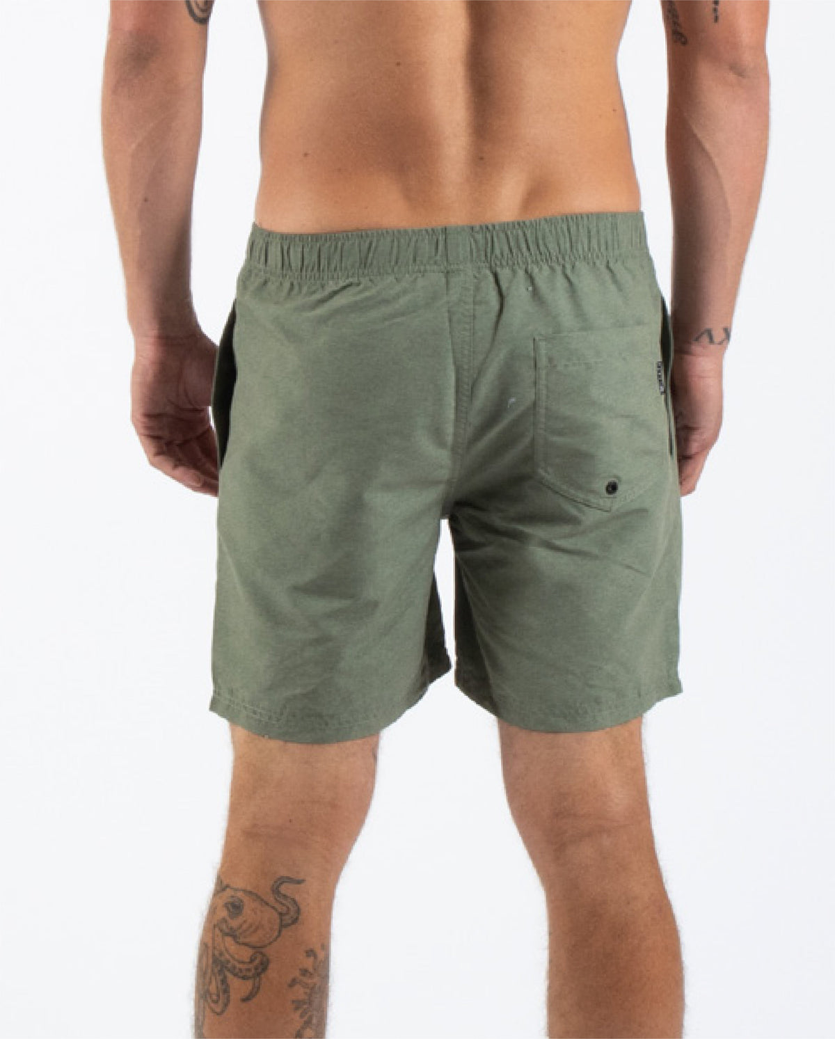 Rusty Base 17&quot; Elastic Waist Boardshort Sunny Smith LLC