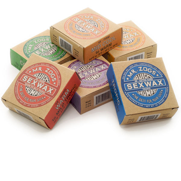 SEX WAX COCONUT QUICK HUMPS Surf Wax  (ECOBOX) Sunny Smith LLC