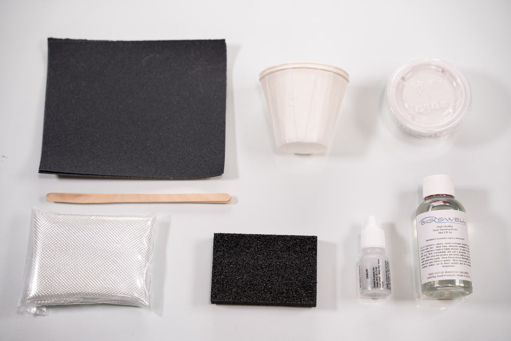 Big Swell Sack Lunch - Micro PU Resin Surfboard Repair Kit