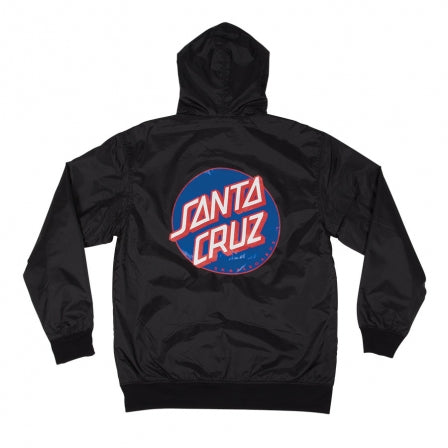 Santa Cruz Dot Hooded Windbreaker Jacket Sunny Smith LLC