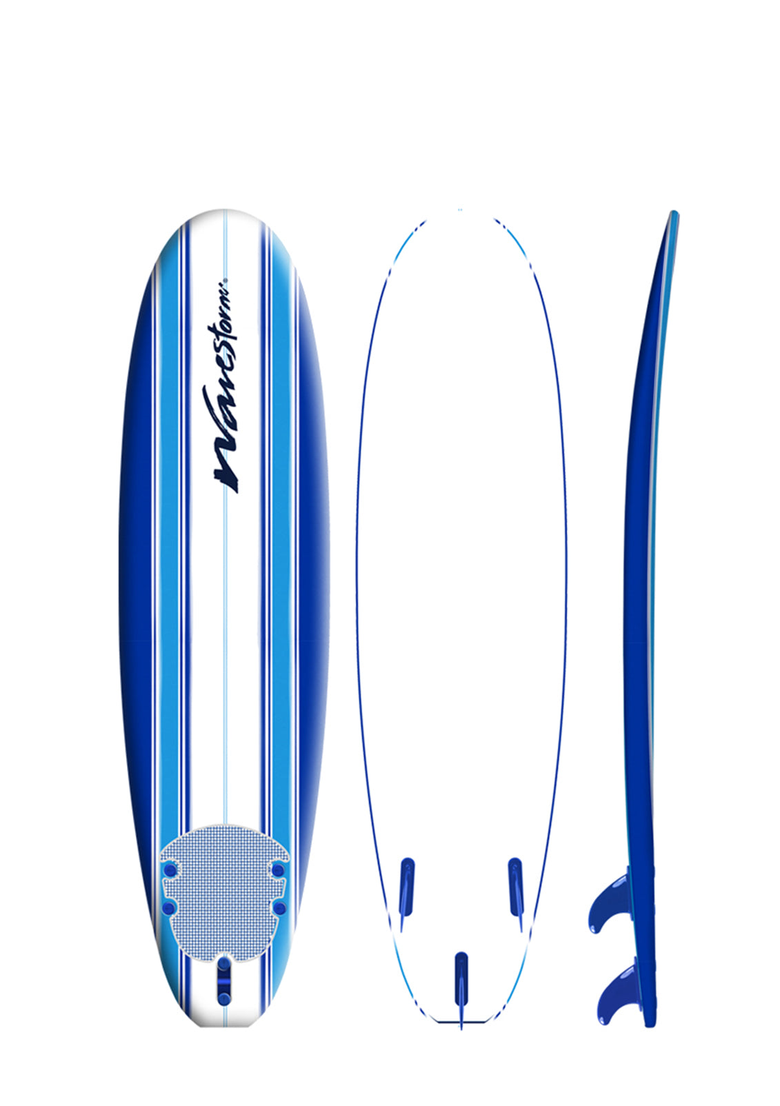 Wavestorm 7ft Classic Pinline Surfboard