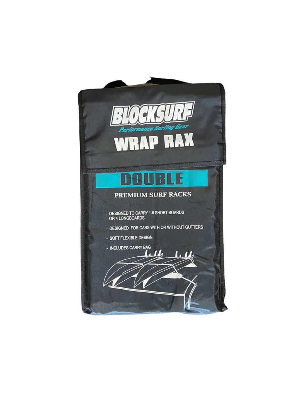 Block Surf Wrap Rax Double Surfboard Rack