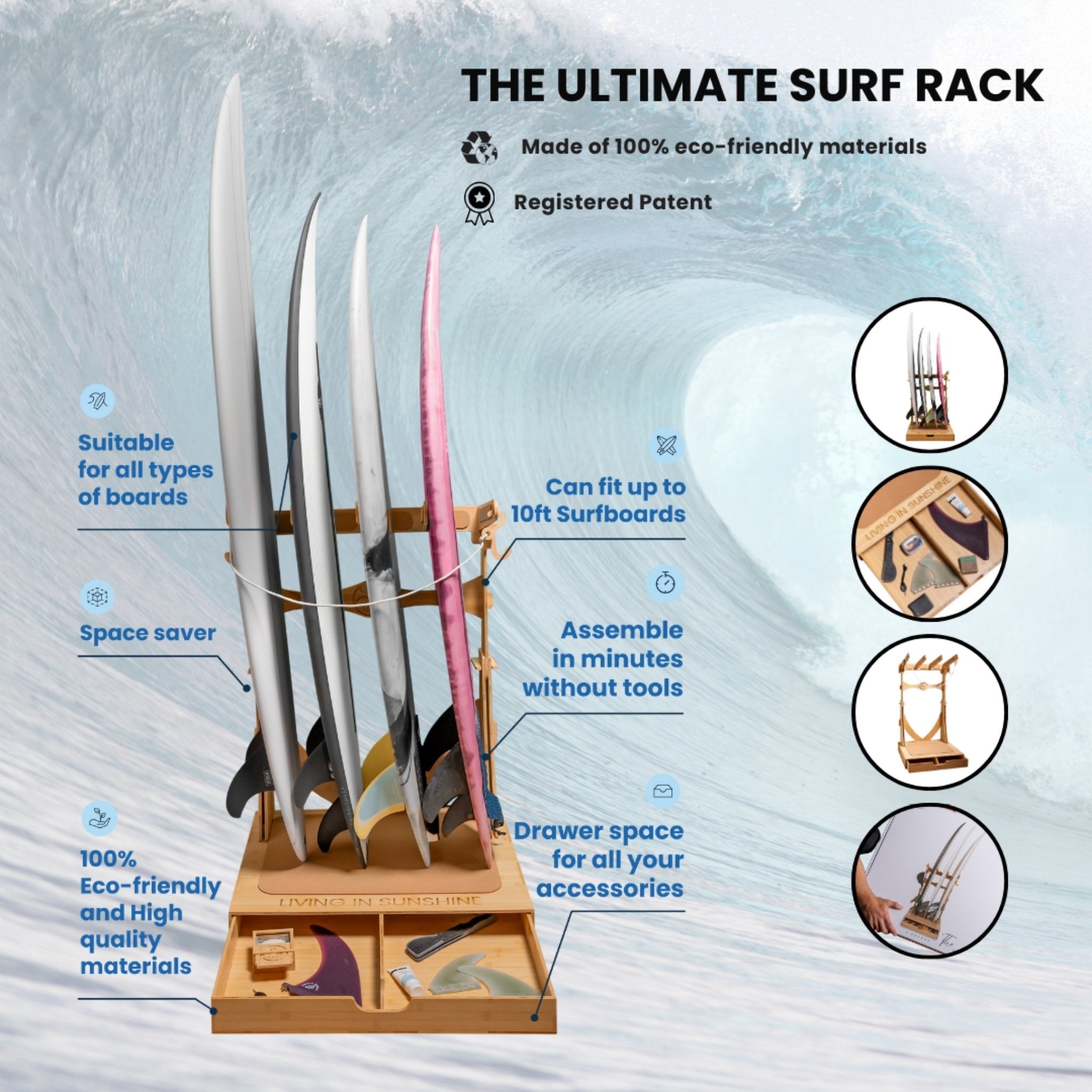 LISS - The Spirit Board Rack